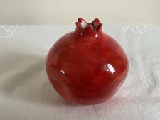 Vintage Greek Studio Pottery Pomegranate Vase