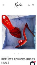 Kandee Shoes High Heels, Red