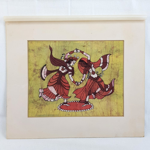 Batik textile artwork - batik,
