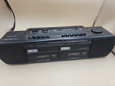 CROWN PS-K150 BOOMBOX Ghetto Blaster Stereo Radio Cassette Vintage PLEASE READ