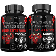 TURKESTERONE 1300mg 2 PACK TESTOSTERONE BOOSTER MAX STRENGTH POTENT