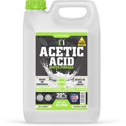 Very strong white vinegar - white,