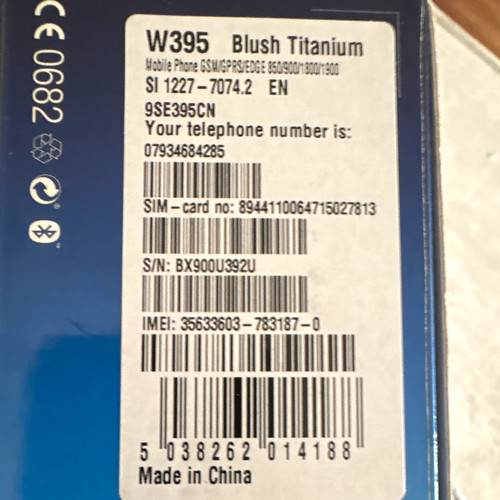 Sony ericsson w395 - sony,