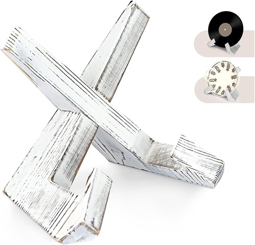 Wooden plate display stand - display,