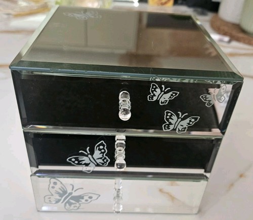 Jewellery box trinket - box, glass