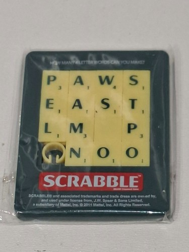 2011 mattel pocket scrabble - 2011,