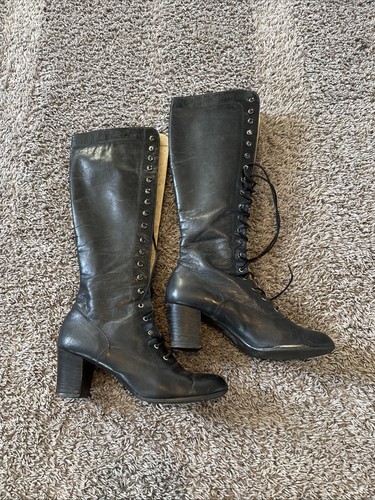 Vintage 1960 leather lace - vintage, 1960’s