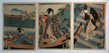 Toyokuni Woodblock Print