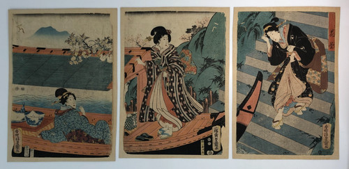 Toyokuni woodblock print - toyokuni,