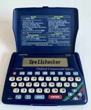 Seiko ER3200 Oxford Crossword Solver: Spellcheck WordGames Thesaurus Calculator 