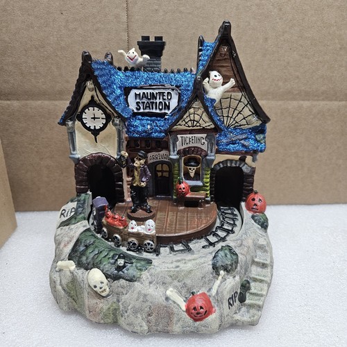 Avon scary halloween village - scary,