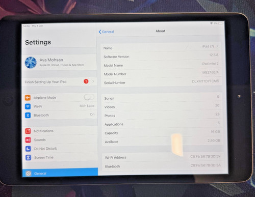 Apple ipad mini 2nd - apple, a1489