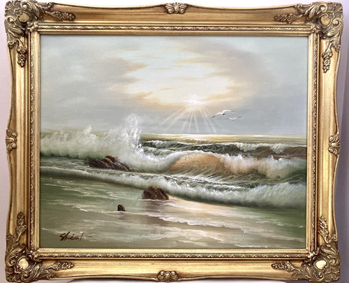 Oil painting canvas - on,