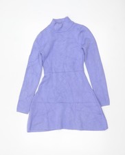 ZARA Women Purple Fit & Flare