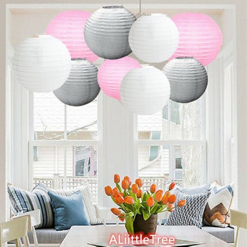 12pcs mix paper lanterns - 12pcs,