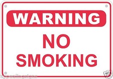 Warning No Smoking Sign Safety