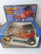 Golden T Rod Battery Operated Steam Replica Model Toy State Vintage Toy Model