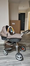 Stokke Xplory V3 Red Stroller Pushchair with Extras