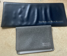 Used Barclays blue cheque book