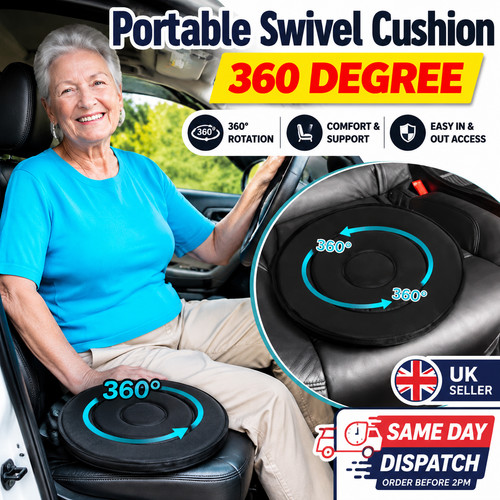 Portable swivel cushion 360 - portable,