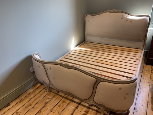 Antique french double bed - double,