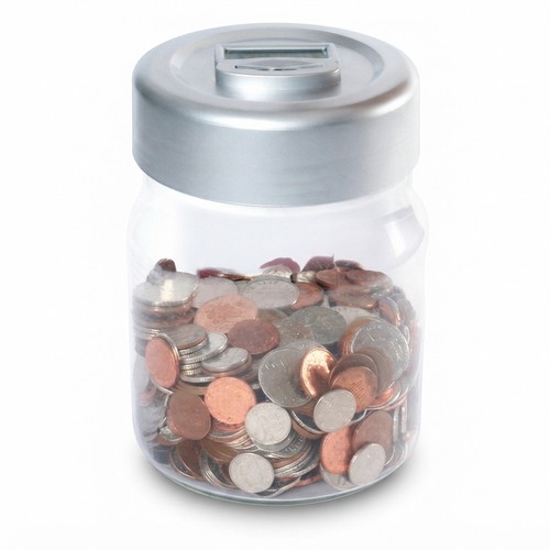 Digital coin counting money - counting,