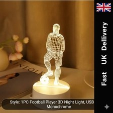 Football Night Light 3D LED