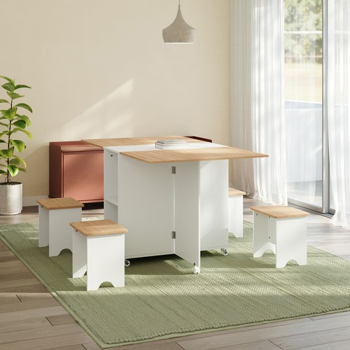 Compact drop leaf table - table, with