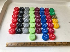 bottle tops -50 Recycle Plastic lids for art, craft, schools - charity recycle 3
