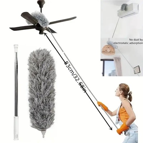Extendable feather duster - feather,