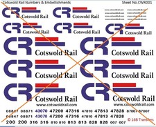 OO Gauge Waterslide Transfers