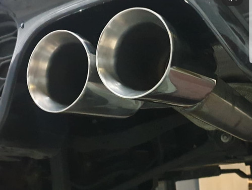 Stainless twin tailpipe - twin,
