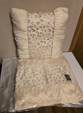 Set of 2 -18" Leopard Sequin