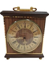 Kundo Ele Quarz Carriage Clock Model 3013-01 Brass Wood German