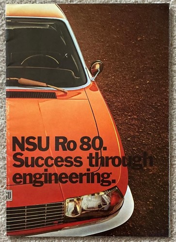 Nsu car sales brochure - sales,