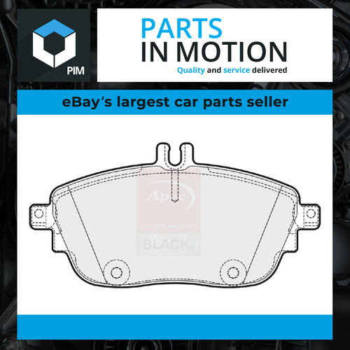 Brake pads set fits mercedes - fits,