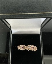 14ct Welsh Gold Ruby Roses
