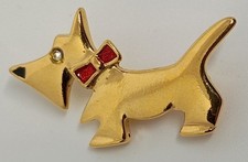 Vintage Scottie Dog Pin Brooch