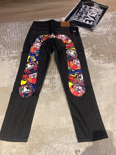 Evisu mens denim jeans - mens, large