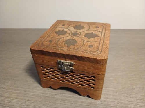 Vintage hand carved indian - vintage,