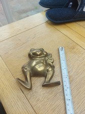 Brass Hanging Modelnof A Jumping Frog Vintage