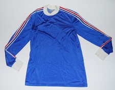 FRANCE 1978 1980 HOME FOOTBALL SHIRT JERSEY adidas VENTEX Medium Trefoil MAGLIA