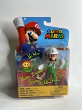 Charles Martinet Voice Of Mario Signed Luigi Super Mario Figure PSA 9A33614