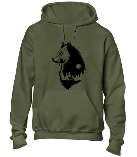 Nature bear hoody - bear,