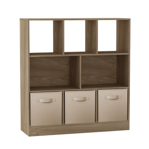 Asymmetrical oak cube - 8,