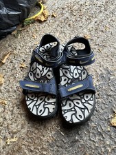 Nike ACG Sandals Women's UK7.5 Vintage Sport Hiking - Deschutz Black Blue 