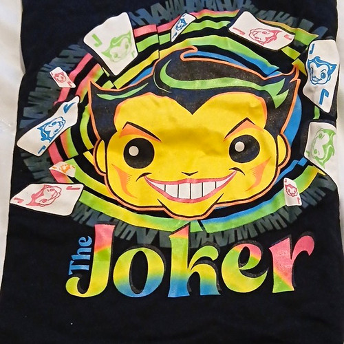Men black joker graphic - black,