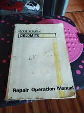 Triumph Dolomite 1850 Sprint Factory Repair Manual