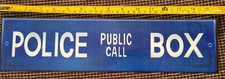 Metal police box - box, doctor