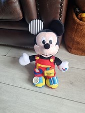 Clementoni Disney Baby Mickey Mouse Sensory Soft Plush Toy